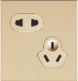 Q6-013 错位五孔插座