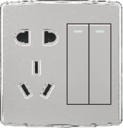 Q7-008 二开五孔插座