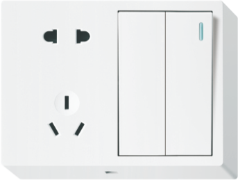 N20-011 二开五孔插座