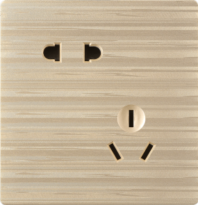 G12-014 10A错位五孔插座