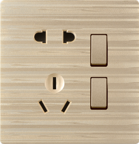 G12-020 二开五孔插座