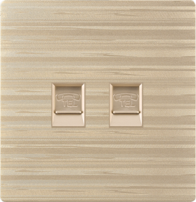 G12-027 二位电话插座