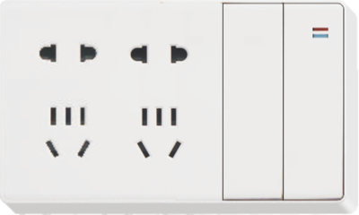 N12-012 二开十孔插座