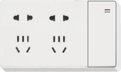 N12-011 一开十孔插座