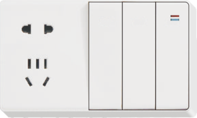 N12-013 三开五孔插座