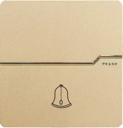 Q9-005 一位大板门铃开关