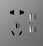 V1-010 五孔带二位USB