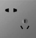 V1-008 错位五孔插座