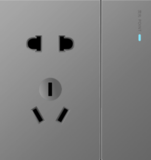 V1-012 一位开关带五孔插座