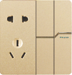 Q9-008 二开五孔插座