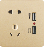 Q9-014 二、三极插座带USB